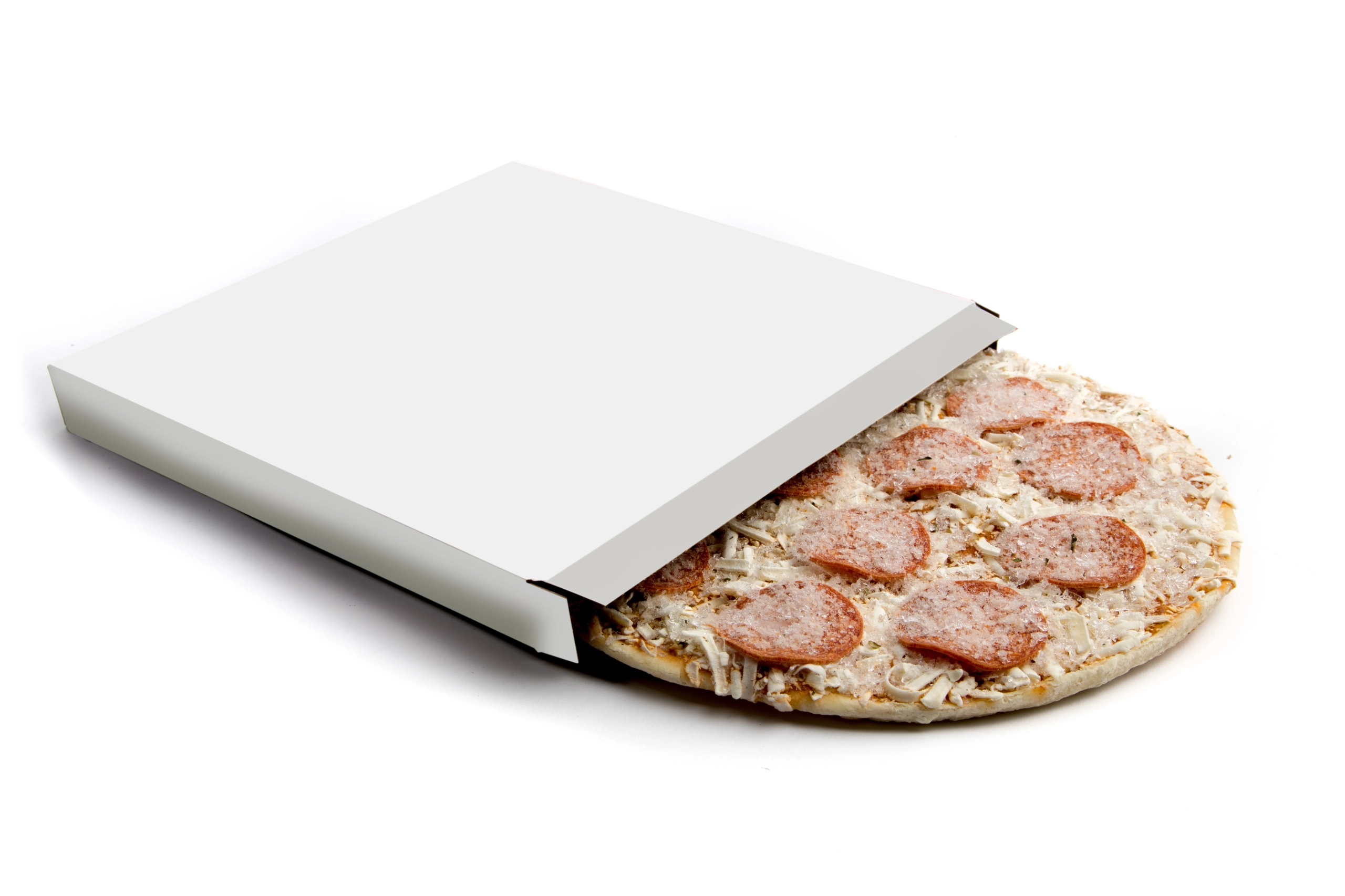 Doos van een diepvriespizza